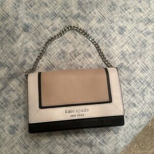 Kate Spade Cream and Black Clutch